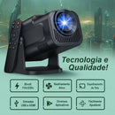 Projetor Hy320 Smart Tv Mini Wifi6 390ansi Melhor Projetor De Alta Definicao Smart 4k Android Windows Mac Ios Cor Preto Conectividade Wi-fi E Bluetooth Plug And Play Box Cinema Davely