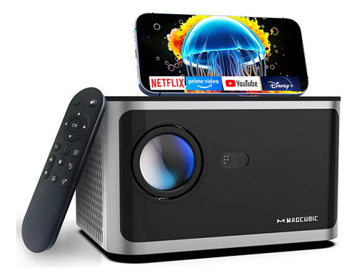 Projetor Magcubic Hy350 Hd 4k Android Smart Wifi 6 580 Ansi