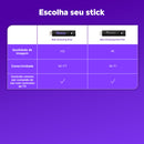 Roku Streaming Stick TVBox Aparelho Transforma TV em Smart Conversor Smart TV Controle Voz Wi-Fi Longo Alcance | Original NF-e | Com Apps e Canais Ao Vivo Grátis Sistema Rápido