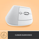 Mouse Sem Fio Logitech Lift Vertical - Branco