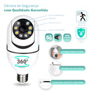 Camera Wifi 2.4g Lampada Segurança Externa Hd 360 Ip44 Câmera de Segurança