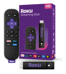 Roku Streaming Stick TVBox Aparelho Transforma TV em Smart Conversor Smart TV Controle Voz Wi-Fi Longo Alcance | Original NF-e | Com Apps e Canais Ao Vivo Grátis Sistema Rápido