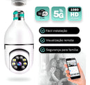 Camera Wifi 2.4g Lampada Segurança Externa Hd 360 Ip44 Câmera de Segurança