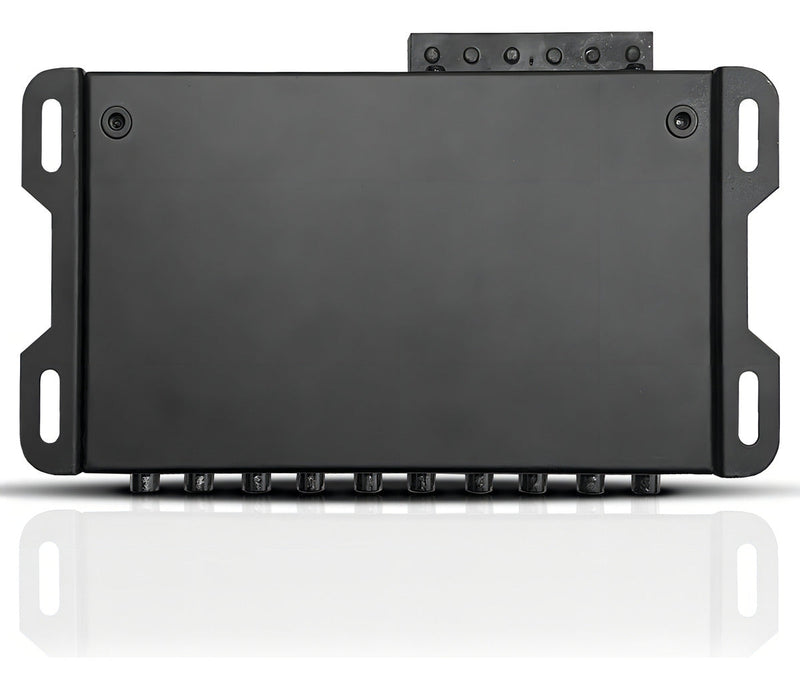 Processador de Áudio Digital Equalizador CROSSOVER Automotivo Stetsom 2 Entradas 4 Saidas STX2448 Mesa Regulagem Alta Precisão Frequência Controle Automação Profissional Projetos SOM Áudio Carro