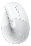 Mouse Sem Fio Logitech Lift Vertical - Branco