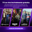 Roku Streaming Stick TVBox Aparelho Transforma TV em Smart Conversor Smart TV Controle Voz Wi-Fi Longo Alcance | Original NF-e | Com Apps e Canais Ao Vivo Grátis Sistema Rápido