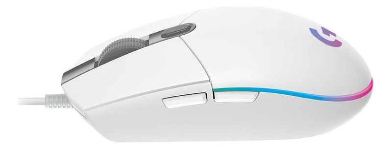 Mouse Gamer Logitech G203 LIGHTSYNC RGB Até 8.000 DPI - Branco