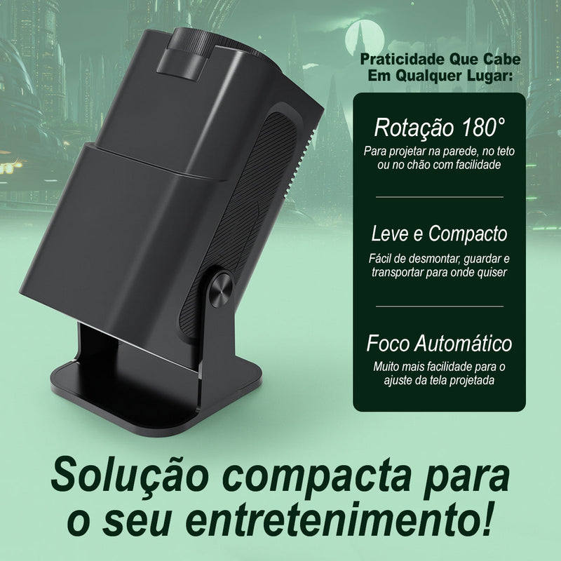 Projetor Hy320 Smart Tv Mini Wifi6 390ansi Melhor Projetor De Alta Definicao Smart 4k Android Windows Mac Ios Cor Preto Conectividade Wi-fi E Bluetooth Plug And Play Box Cinema Davely