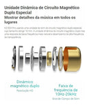 Fone De Ouvido Kz Edx Pro Sem Microfone Dynamic Retorno De Palco Profissional Gamer Hifi Bass Preto