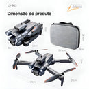 Drone Ls-s1s Max Câmera 4k Motores Sem Escova Com 2 Baterias + Dual Câmera 6k Preto 2.4ghz