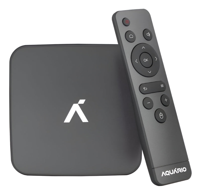 Tv box Aquário PLUS 4K STV-3000 Plus STV-3000 4k padrão 4K 16GB preto com 2GB de memória RAM