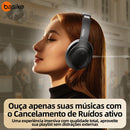 Fone De Ouvido Bluetooth Anc Cancelamento Ruido Premium