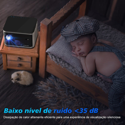 Projetor Magcubic Hy350 Hd 4k Android Smart Wifi 6 580 Ansi