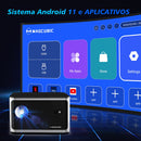 Projetor Magcubic Hy350 Hd 4k Android Smart Wifi 6 580 Ansi