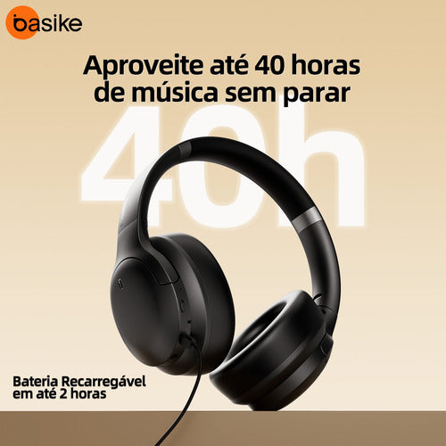 Fone De Ouvido Bluetooth Anc Cancelamento Ruido Premium